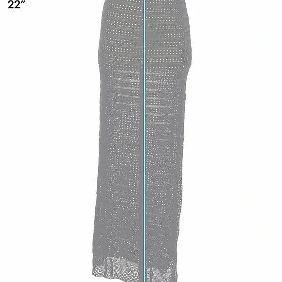 Lulu's Black Crochet Maxi Skirt - Picture 7 of 7